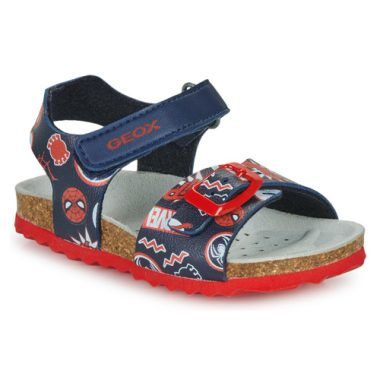 Sandali Geox B SANDAL CHALKI BOY Marine per bambini ragazzi, leggeri e traspiranti, ideali per la stagione estiva. Design moderno e confortevole, perfetti per le avventure all'aperto. Alta qualità e durata, disponibili nel colore blu navy. Scarpe estive Geox, l'accessorio perfetto per ogni outfit.
