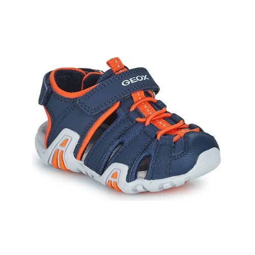 Sandali Geox per bambino ragazzo modello B SANDAL KRAZE A in blu, ideali per l'estate. Comfort e stile uniti in un design trendy, perfetti per ogni occasione. Scarpe leggere e traspiranti, realizzate con materiali di alta qualità per garantire la massima comodità durante le attività all'aperto. Scopri il comfort e la freschezza dei sandali Geox, perfetti per i piccoli avventurieri. Acquista ora i migliori sandali per bambini!