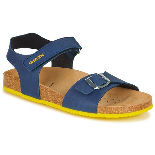 Sandali Geox GHITA BOY per bambino in blu, ideali per comfort e stile. Progettati con materiali traspiranti, questi sandali offrono supporto per i piedi dei più piccoli. Perfetti per le giornate estive, garantiscono una calzata sicura e un look alla moda. Scopri la qualità Geox per le scarpe dei tuoi bambini.