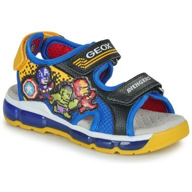 Sandali Geox J SANDAL ANDROID BOY Blu per bambini e ragazzi, ideali per l'estate. Realizzati in materiali di alta qualità, sono comodi e traspiranti, perfetti per ogni avventura. Il design accattivante e la colorazione blu li rendono un'ottima scelta per i piccoli che amano giocare all'aperto. Scopri il comfort e lo stile dei sandali Geox, un must-have per il guardaroba estivo dei tuoi bambini.