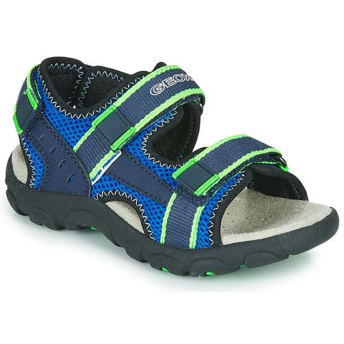Sandali Geox per bambino e ragazzo modello JR SANDAL STRADA in colore blu, ideali per la stagione estiva. Realizzati con materiali di alta qualità per garantire comfort e traspirabilità. Perfetti per le attività all'aperto, con suola antiscivolo per una camminata sicura. Acquista i sandali Geox JR SANDAL STRADA blu, il mix perfetto di stile e funzionalità per i più piccoli.