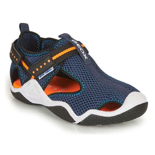 Sandali Geox JR WADER per bambini e ragazzi, colore blu. Design elegante e funzionale, realizzati con materiali di alta qualità per garantire comfort e traspirabilità. Perfetti per le attività estive, ideali per ogni occasione. Acquista ora i migliori sandali per il tuo bambino!
