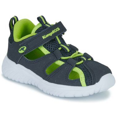 Sandali Kangaroos per bambini ragazzi KI-Rock Lite EV in colore marine, ideali per l'estate. Scarpe leggere e traspiranti, perfette per le attività all'aperto. Design moderno e confortevole, con chiusura regolabile per una calzata sicura. Perfetti per garantire il massimo comfort ai piedi dei più piccoli durante le passeggiate e il gioco. Acquista ora i sandali kangaroos KI-Rock Lite EV marine per un'estate all'insegna del divertimento!