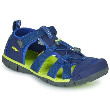 Sandali Keen SEACAMP II CNX Blu per bambini e ragazzi, design resistente e confortevole, ideali per attività all'aperto. Perfetti per estate e avventure al mare, offrono supporto e traspirabilità per garantire il massimo comfort. Disponibili online per acquisto immediato.