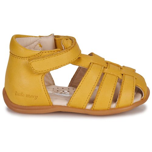Little Mary LEANDRE Gelbe Kindersandalen - Gr&ouml;&szlig;e 2