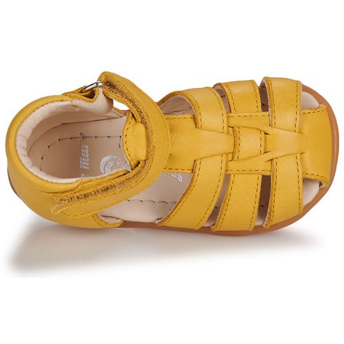 Little Mary LEANDRE Gelbe Kindersandalen - Gr&ouml;&szlig;e 6