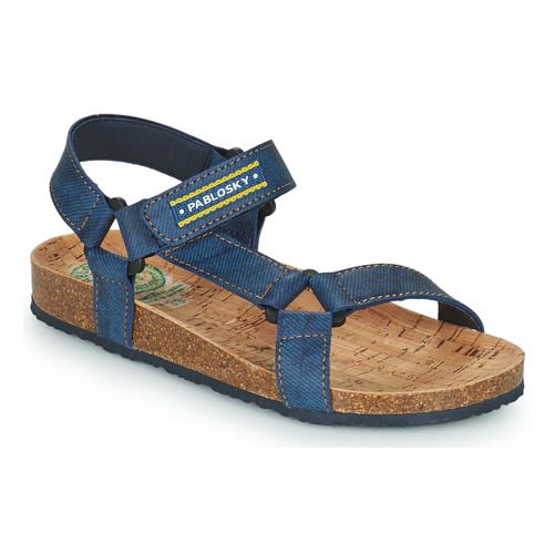 Sandali bambini Pablosky TOMEL Blu, comodi e alla moda, ideali per l'estate, realizzati con materiali di alta qualità per garantire comfort e durata. Perfetti per ogni occasione, da giornata al parco a eventi speciali. Scopri i sandali Pablosky per bambino, un'ottima scelta per stile e praticità.