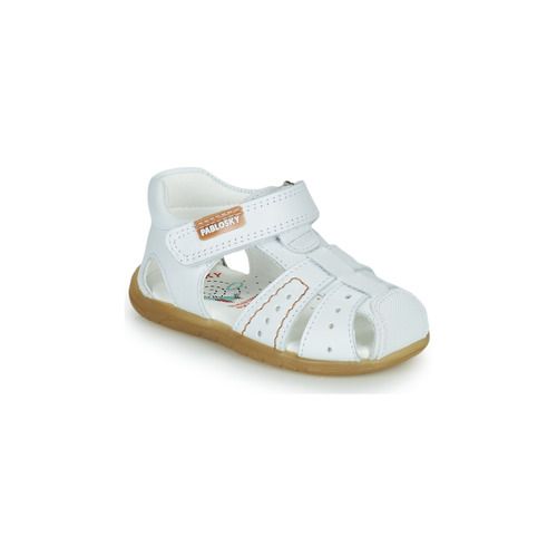 Sandali Pablosky per bambino ragazzo modello TOMETTE in colore bianco, ideali per la stagione estiva. Realizzati con materiali di alta qualità, offrono comfort e supporto per i piedi dei più piccoli. Perfetti per ogni occasione, dal gioco all'uscita con la famiglia. Acquista ora i Pablosky Sandali bambino ragazzo TOMETTE Bianco per un look alla moda e pratico.