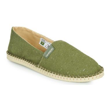 Espadrillas Uomo Havaianas ESPADRILLE ECO Verde, eleganti e comode, ideali per l'estate. Realizzate con materiali sostenibili, queste scarpe offrono stile e comfort per ogni occasione. Perfette per abbinamenti casual o per una giornata al mare. Acquista ora le Havaianas ESPADRILLE ECO Verde e arricchisci il tuo guardaroba estivo!