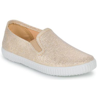 Scarpe bambina ragazza Citrouille et Compagnie CALVEL Oro, eleganti e comode, ideali per ogni occasione. Scarpe in pelle di alta qualità, perfette per il guardaroba delle giovani fashioniste.