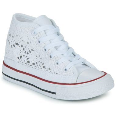 Scarpe bambina ragazza Citrouille et Compagnie HELANI Bianco, eleganti e comode, perfette per ogni occasione. Design raffinato e materiali di alta qualità per sostenere il piede delle più piccole, ideali per primavera e estate. Acquista ora per garantire stile e comfort!