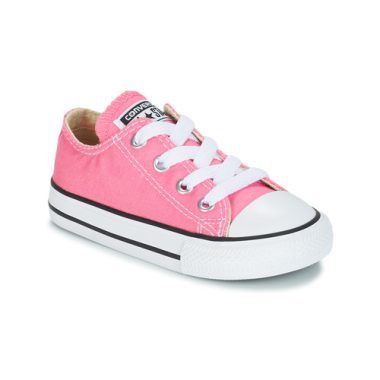 Scarpe bambina ragazza Converse CHUCK TAYLOR ALL STAR CORE OX Rosa, eleganti e alla moda, perfette per ogni occasione. Sneakers sportive e versatili, ideali per il tempo libero e le attività quotidiane. Design classico con colore rosa vivace, comfort e stile per le giovani fashioniste. Acquista ora le Converse per un look trendy e originale!