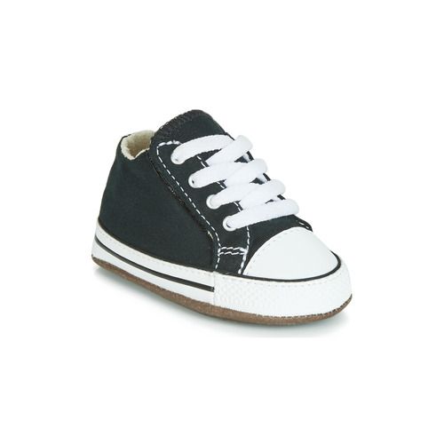 Scarpe Converse per bambina ragazza CHUCK TAYLOR ALL STAR CRIBSTER CANVAS COLOR HI di colore nero, ideali per comfort e stile nei primi passi. Design distintivo e pratico, perfette per ogni occasione.