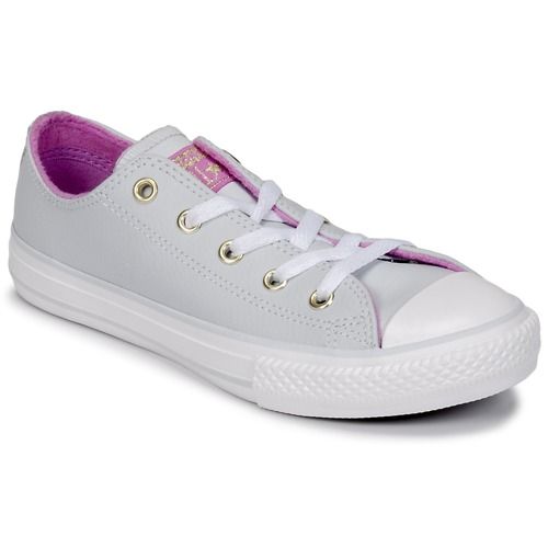 Scarpe bambina ragazza Converse CHUCK TAYLOR ALL STAR HI Argento - Sneakers alte in argento per bambini, eleganti e alla moda, ideali per ogni occasione. Design classico Converse con suola in gomma per comfort e durata. Perfette per abbinare a qualsiasi outfit, queste scarpe garantiranno stile e praticità alle giovani fashioniste. Disponibili in diverse taglie.