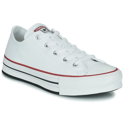 Scarpe Converse per bambina ragazza Chuck Taylor All Star EVA Lift Foundation Ox Bianco, ideali per ogni occasione, con un design classico e confortevole. Realizzate in materiale di alta qualità, queste sneakers offrono stile e resistenza. Perfette per la primavera e l'estate, queste scarpe sono un must-have per il guardaroba di ogni giovane fashionista. Acquista ora le Converse Chuck Taylor All Star per un look alla moda e vivace!