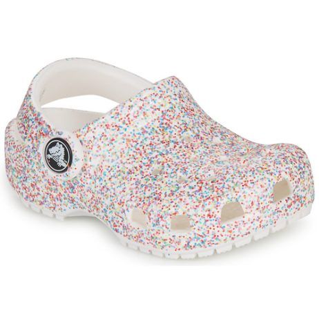 Scarpe bambina ragazza Crocs Classic Sprinkle Glitter ClogT multicolore, comode e alla moda, con glitter scintillante, perfette per ogni occasione. Ideali per il tempo libero e le avventure estive, offrono comfort e stile per le giovani fashioniste.