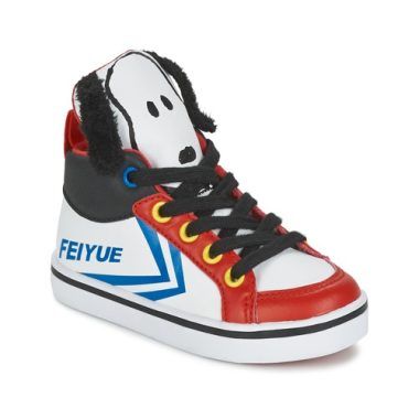 "Feiyue Scarpe bambina ragazza DELTA MID PEANUTS Bianco - Eleganti e comode scarpe per bambini, ideali per ogni occasione, con un design accattivante e materiali di alta qualità. Perfette per la vita quotidiana e il gioco all'aperto."