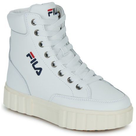 Scarpe Fila SANDBLAST HIGH Bianco per bambina e ragazza, stile alla moda e comfort ottimale, ideali per il tempo libero e le attività quotidiane. Design elegante con dettagli distintivi Fila, perfette per completare qualsiasi look giovanile. Acquista ora le migliori scarpe Fila per bambine!