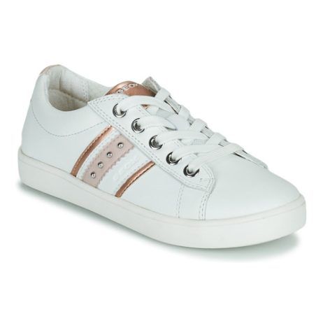 Scarpe bambina ragazza Geox J KATHE GIRL Bianco, eleganti e comode, ideali per la stagione primaverile. Queste scarpe offrono un design alla moda con dettagli raffinati, perfette per ogni occasione. Realizzate con materiali di alta qualità, garantiscono comfort e traspirabilità per il piede dei più piccoli. Acquista ora le Geox J KATHE GIRL per un look chic e moderno.