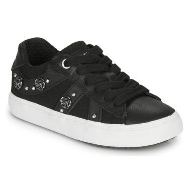 Scarpa Geox J KILWI GIRL per bambina in nero, versatile e alla moda, ideale per il tempo libero. Comfort e traspirabilità garantiti dalla qualità Geox, perfetta per le avventure quotidiane delle ragazze.