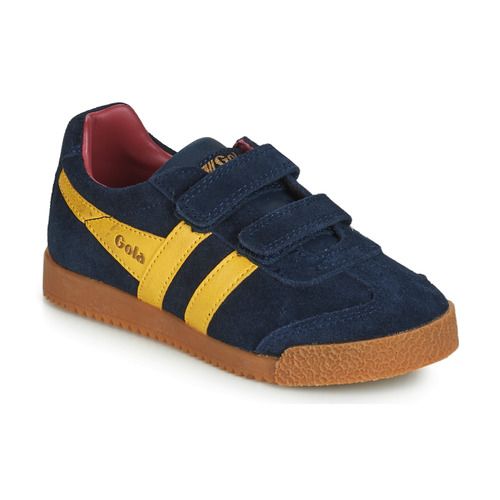 Scarpe Gola HARRIER VELCRO Blu per bambina ragazza, ideali per ogni occasione e comode da indossare. Design alla moda e pratico sistema di chiusura con velcro. Perfette per la scuola, il gioco e le attività all'aria aperta. Acquista ora le Gola Scarpe bambina ragazza HARRIER VELCRO Blu e fai felice la tua piccola!