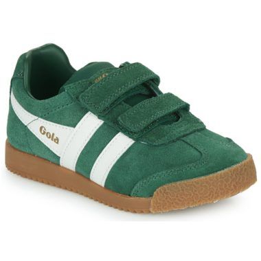 Scarpe Gola HARRIER VELCRO Verde per bambina ragazza, ideali per uno stile alla moda e comfort. Perfette per l'uso quotidiano, queste scarpe sono realizzate con materiali di alta qualità e una chiusura in velcro, garantendo una vestibilità sicura e pratica. Scegli Gola per un look trendy e sportivo adatto a ogni occasione!