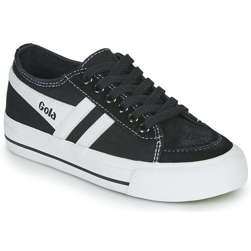 Scarpe Gola QUOTA II Nero per bambine ragazze, eleganti e comode, ideali per ogni occasione. Sneakers in materiale di alta qualità, perfette per la scuola o il tempo libero. Acquista ora le Gola Scarpe bambina ragazza QUOTA II e fai brillare il tuo stile!