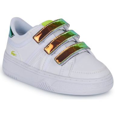 Scarpe bambina ragazza Lacoste L001 Bianco, eleganti e comode, perfette per ogni occasione. Design moderno e materiali di alta qualità, ideali per garantire stile e comfort ai piedi dei più piccoli. Acquista online la qualità e la classe di Lacoste con queste scarpe versatili per ragazze.