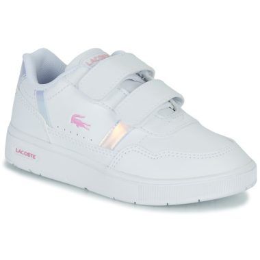 Scarpe bambina ragazza Lacoste T-CLIP Bianco, eleganti e trendy, perfette per ogni occasione. Realizzate con materiali di alta qualità, queste scarpe offrono comfort e stile, ideali per le piccole avventuriere. Disponibili in bianco, si abbinano facilmente a qualsiasi outfit. Acquista ora le Lacoste T-CLIP per dare un tocco di classe al guardaroba delle tue ragazze!