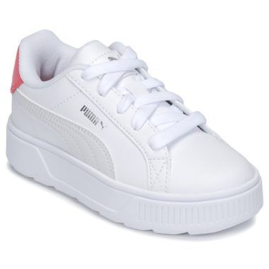 Scarpe bambina ragazza Puma PS KARMEN L Bianco, scarpe sportive eleganti e comode per il tempo libero, adatte per ogni occasione. Design moderno e materiali di alta qualità, perfette per le piccole fashioniste. Disponibili in bianco, per un look fresco e versatile.