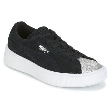 Scarpe bambina ragazza Puma SUEDE PLATFORM GLAM PS in nero, eleganti e alla moda, perfette per ogni occasione. Materiale di alta qualità, suola piatta e design trendy. Ideali per completare il look delle piccole fashioniste. Disponibili ora per un acquisto facile e veloce.