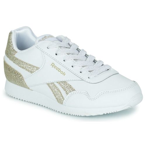 Scarpe bambina ragazza Reebok Classic REEBOK ROYAL CL JOG Bianco, eleganti e confortevoli, perfette per ogni occasione. Design classico e versatile, ideale per l'uso quotidiano o per il tempo libero. Materiali di alta qualità garantiscono durata e comfort per le piccole. Acquista ora le scarpe Reebok per un look alla moda e trendy!