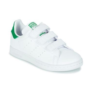 Scarpe bambina ragazza adidas STAN SMITH CF C in bianco, modello sostenibile e alla moda, perfetto per ogni occasione. Comfort e stile uniti per le giovani fashioniste. Acquista ora le iconiche adidas STAN SMITH per un look trendy e attento all'ambiente.