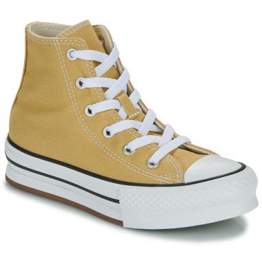 Scarpe bambino ragazzo Converse CHUCK TAYLOR ALL STAR EVA LIFT Giallo, sneakers alla moda e leggere, ideali per ogni occasione. Design iconico e confort superiore per giovani trendsetter.