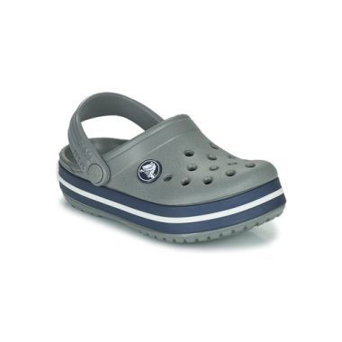 Scarpe Crocs bambino ragazzo CROCBAND CLOG T grigio, ideali per comodità e stile. Perfette per ogni occasione, queste crocs offrono un'ottima traspirabilità e facilità di calzata. Acquista ora per garantire ai tuoi bambini un look alla moda e un comfort senza pari!