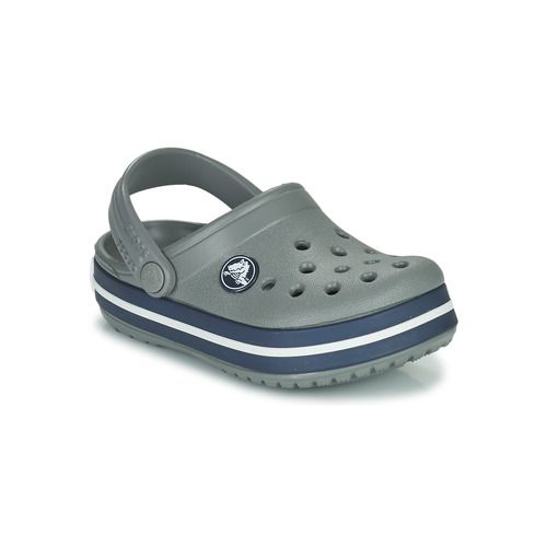 Scarpe Crocs bambino ragazzo CROCBAND CLOG T grigio, ideali per comodità e stile. Perfette per ogni occasione, queste crocs offrono un'ottima traspirabilità e facilità di calzata. Acquista ora per garantire ai tuoi bambini un look alla moda e un comfort senza pari!