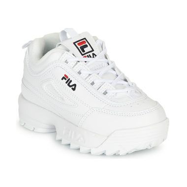 Scarpe Fila bambino ragazzo DISRUPTOR INFANTS Bianco, ideali per ogni occasione. Queste sneakers di alta qualità offrono comfort e stile per i più piccoli, perfette per l'uso quotidiano e le attività all'aperto. Acquista le migliori scarpe sportive per bambini Fila, disponibili ora!