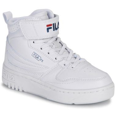Scarpe Fila per bambini ragazzo FXVENTUNO VELCRO MID KIDS in bianco, ideali per il tempo libero e l'attività sportiva. Design trendy e pratico con chiusura a velcro per una facile calzata. Comfort e stile per i più piccoli. Acquista ora le Fila FXVENTUNO per garantirti qualità e durata nel tempo.