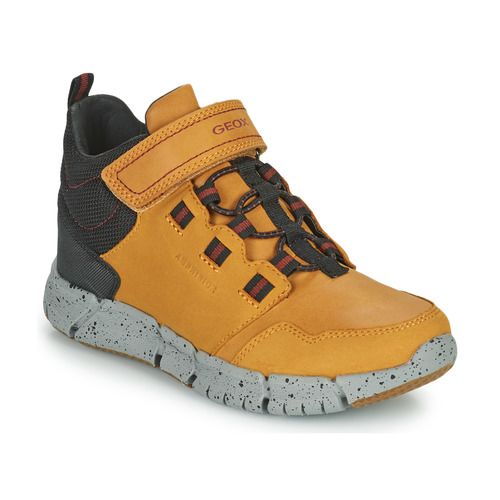 Scarpe bambino ragazzo Geox FLEXYPER ABX Marrone, design elegante e confortevole, ideali per ogni avventura. Realizzate con materiali di alta qualità per garantire traspirabilità e resistenza all'acqua. Perfette per attività all'aperto, offrono un'ottima presa e supporto per una camminata sicura. Disponibili in diverse taglie, queste scarpe Geox sono la scelta ideale per i genitori che cercano stile e funzionalità per i loro bambini.