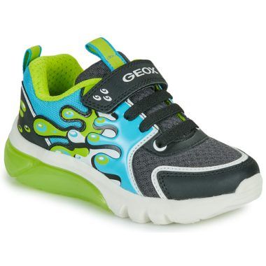 Scarpe Geox per bambini e ragazzi modello J CIBERDRON BOY in nero, ideali per garantire comfort e stile. Design moderno e traspirante, perfette per ogni occasione. Acquista ora le Geox Scarpe bambino ragazzo J CIBERDRON BOY Nero per un look alla moda e una qualità superiore.