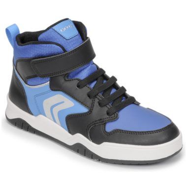 Scarpe Geox per bambini e ragazzi, modello J PERTH BOY G in blu. Design moderno e alla moda, perfette per ogni occasione. La tecnologia traspirante Geox garantisce il massimo comfort, mentre la suola antiscivolo assicura stabilità e sicurezza. Ideali per attività all'aperto e per la scuola, queste scarpe uniscono stile e funzionalità. Disponibili per acquisto online.