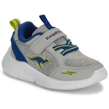 Scarpe Kangaroos per bambini e ragazzi K-NY Chip EV in grigio, ideali per il tempo libero e l'attività sportiva. Design moderno e comfort ottimale, perfette per ogni avventura. Disponibili in diverse taglie, le Scarpe Kangaroos garantiscono stile e robustezza per i più giovani.