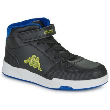 Scarpe Kappa per bambini ragazzo modello OSCAR MID KID EV in colore nero, design moderno e sporty, ideali per il tempo libero e le attività quotidiane. Perfette per garantire comfort e stile, queste scarpe sono un must-have per i giovani piccoli avventurieri. Acquista ora le Kappa Scarpe bambino ragazzo OSCAR MID KID EV Nero per un look alla moda e funzionale.