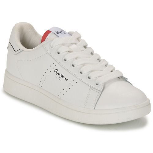 Scarpe bambino ragazzo Pepe Jeans PLAYER BASIC B in bianco, ideali per il tempo libero e l'uso quotidiano. Design moderno e versatile, perfette per abbinamenti casual. Scarpe comode e resistenti, ideali per i ragazzi attivi. Acquista ora le Pepe Jeans Scarpe bambino ragazzo PLAYER BASIC B bianche per un look alla moda.