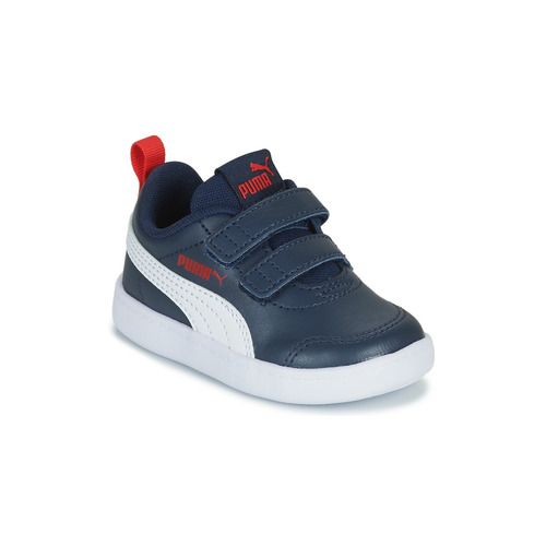 Scarpe Puma per bambini ragazzo COURTFLEX INF Marine, design moderno e confortevole, perfette per tutte le occasioni. Queste sneaker leggere offrono supporto e traspirabilità, ideali per le attività quotidiane e il tempo libero. Acquista ora le migliori scarpe per bambini Puma, disponibili in diverse taglie.