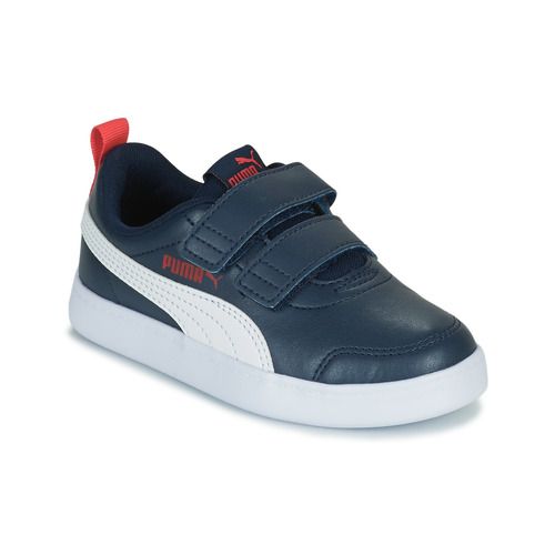 Scarpe bambino ragazzo Puma COURTFLEX PS Marine, comfort e stile per i piccoli. Design accattivante in blu marino, suola in gomma antiscivolo, ideali per attività sportive e tempo libero. Perfette per bambini e ragazzi attivi, queste scarpe offrono supporto e resistenza. Acquista ora le Puma COURTFLEX PS Marine per garantire il massimo del comfort ai tuoi bambini!