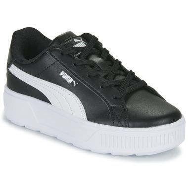 Scarpe bambino ragazzo Puma Karmen L PS Nero, eleganti e comode, ideali per il tempo libero e attività sportive. Design moderno e versatile, perfette per ogni outfit. Acquista ora le Puma Karmen L PS Nero e offri al tuo bambino il massimo del comfort e dello stile!