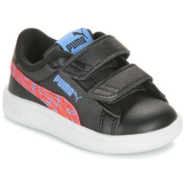 Puma Scarpe bambino ragazzo SMASH 3.0 L INF Nero, sneakers eleganti e confortevoli, ideali per il tempo libero e le attività quotidiane. Design moderno eversatile, perfette per ragazzi. Acquista ora le scarpe Puma per garantire stile e comfort al tuo bambino.