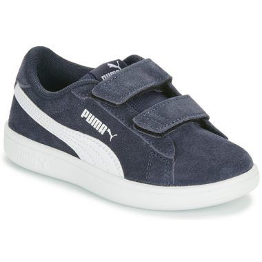 Scarpe bambino ragazzo Puma SMASH 3.0 PS Blu, design sportivo e moderno, ideali per il tempo libero e le attività quotidiane. Comfort e stile unici con suola resistente e materiale traspirante. Perfette per i giovani amanti della moda e dello sport, queste scarpe offrono supporto e stabilità. Acquista ora le Puma SMASH 3.0 PS per un look alla moda e funzionale!