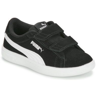 Scarpe bambino ragazzo Puma SMASH 3.0 PS in Nero, design elegante e moderno, ideale per la vita quotidiana e le attività sportive. Comode e resistenti, perfette per ragazzi attivi. Acquista ora queste sneakers Puma per garantire stile e comfort al tuo bambino.